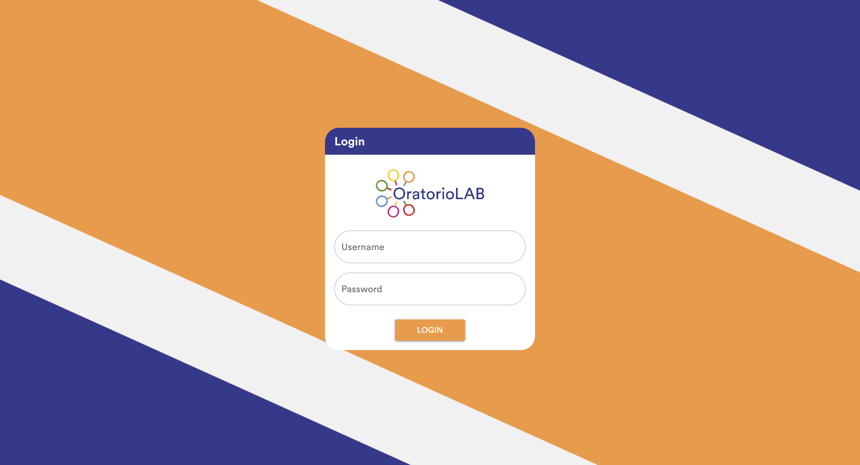 OratorioLab dashboard